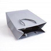 Серый пакет с ручками