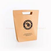 Крафтовый пакет с логотипом на заказ