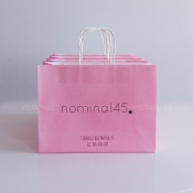 Крафтовые пакеты с кручеными ручками