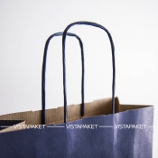 Крафтовый пакет с кручеными ручками