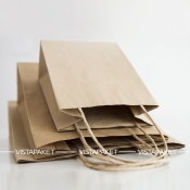 Крафт-пакеты с кручеными ручками