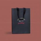 Брендовый бумажный пакет Poul Shark