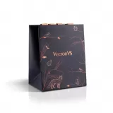 Бумажный пакет с ручками-лентами