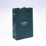 Бумажный пакет с ручками-лентами