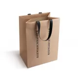 Крафтовый пакет с ручками-лентами