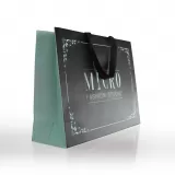 Бумажный пакет с ручками-лентами