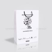 Стандартный бумажный пакет с ручками-шнурками