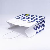 Стандартный бумажный пакет с ручками-шнурками